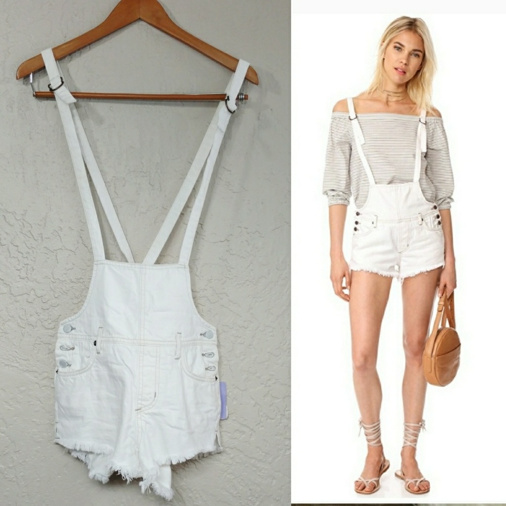 NWT We the Free /Free People Gardering Overalls - Picture 1 of 7